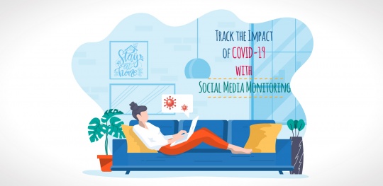 Track the Impact of COVID-19 with Social Media Monitoring