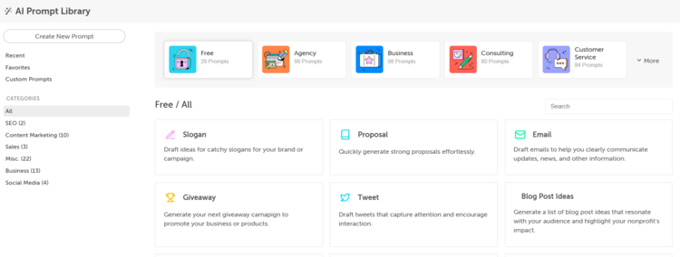 Screenshot of the CoSchedule dashboard from our tests