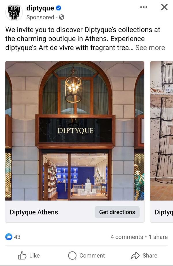Local Ecommerce Marketing Example_Diptyque Example