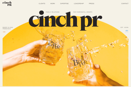 Cinch-PR-homepage