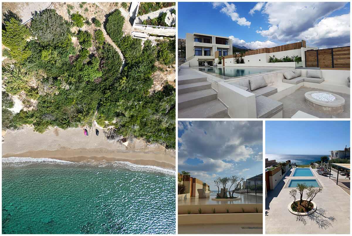 Seaside villa in Ferma where Mentionlytics team members stayed
