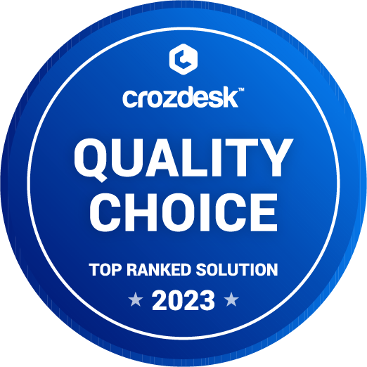 Mentionlytics in crozdesk - Quality choice badge