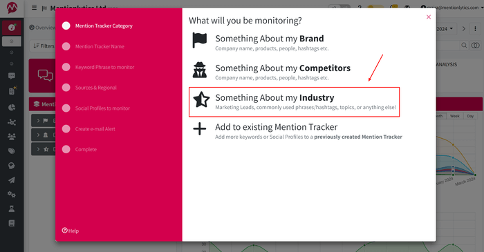 Keyword Set Up in Mentionlytics
