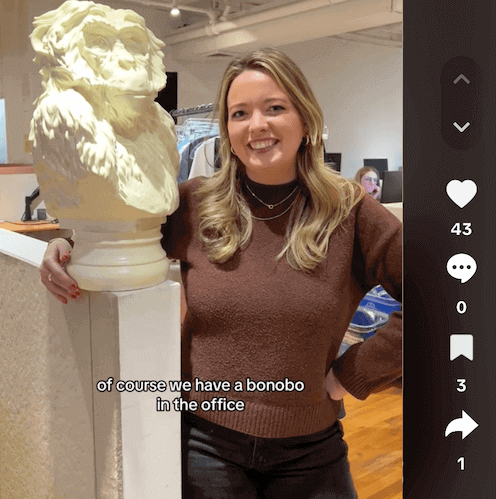 bonobos tiktok post