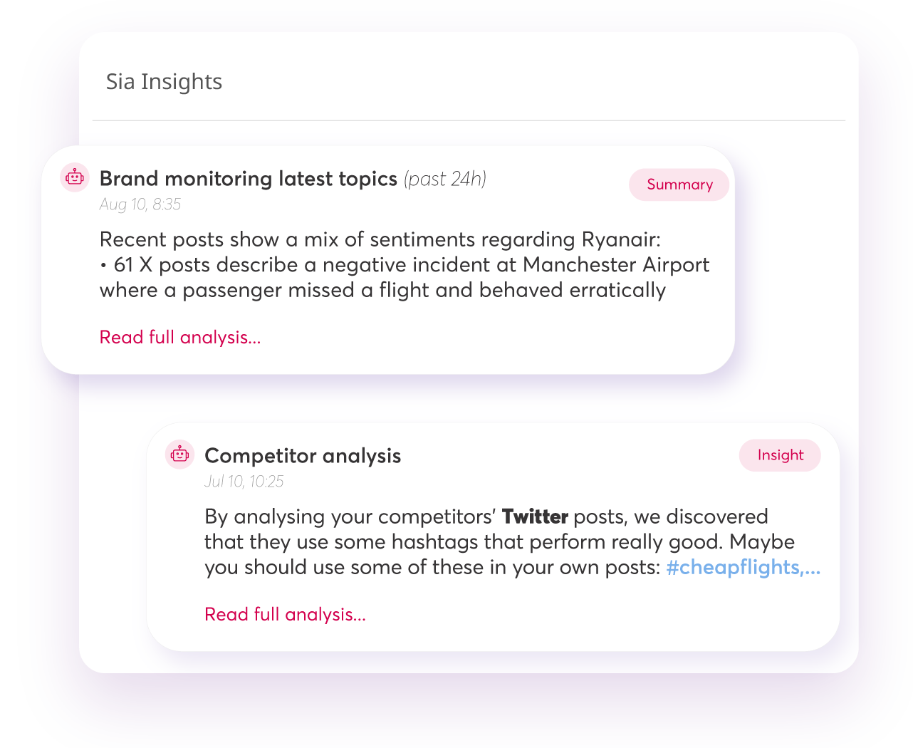 Competitor ai insights