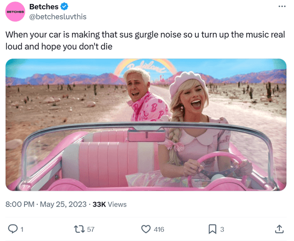 Barbie Meme from X