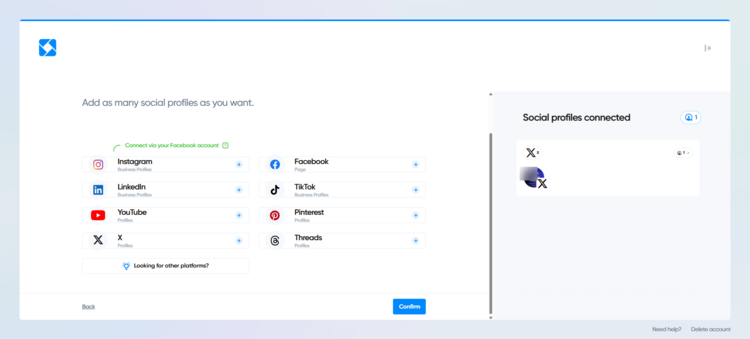 Screenshot of the Iconosquare platform from our testing
