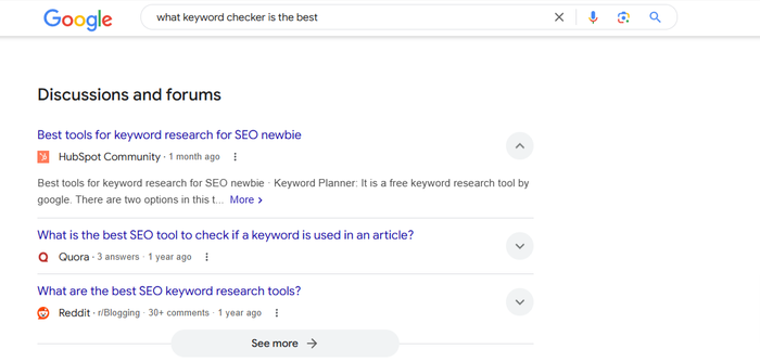 The importance of forum and community mentions. Google search engine