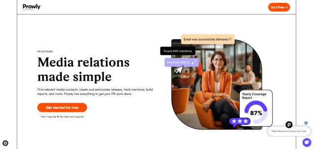 Prowly PR media relations software for brand reputation management