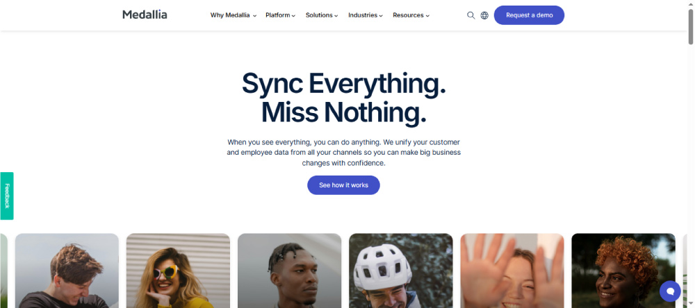 Experience management software platform Medallia