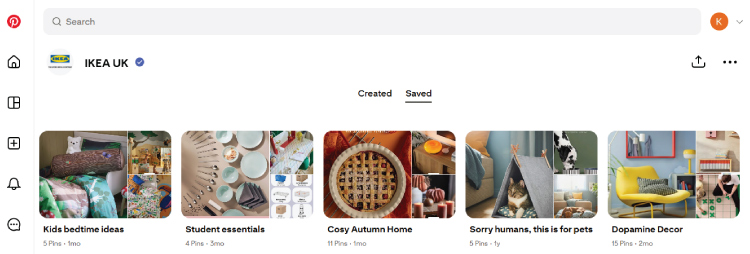 Pinterest Ikea UK themes