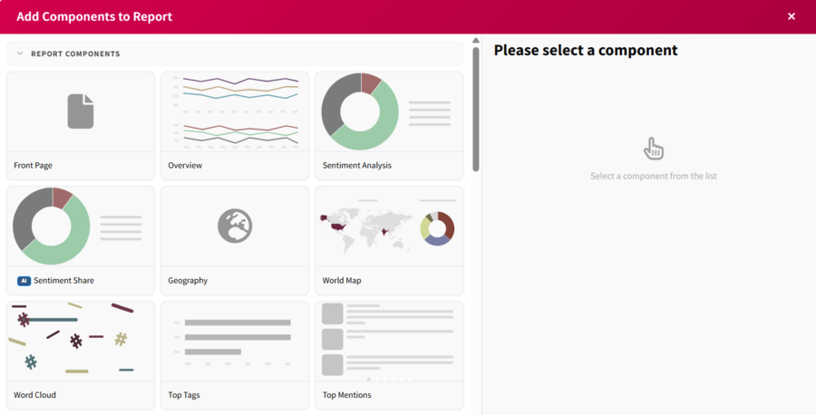 how to add a new item to AI visibility reports in mentionlytics