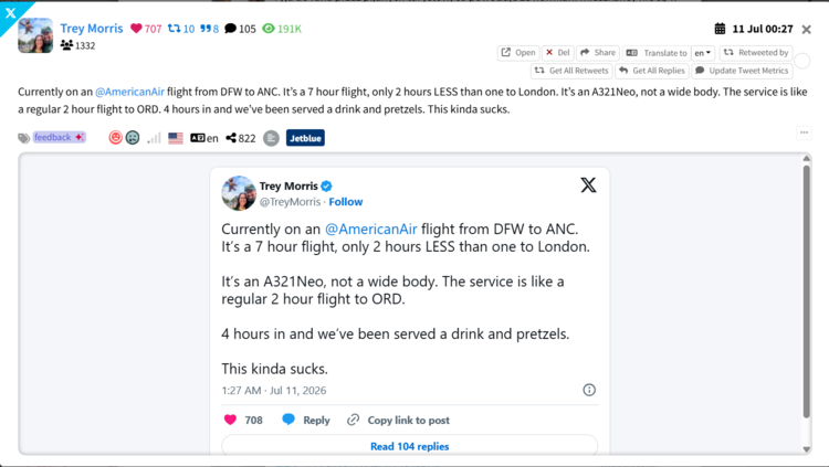 Screenshot of customer feedback about competitors in Mentionlytics 