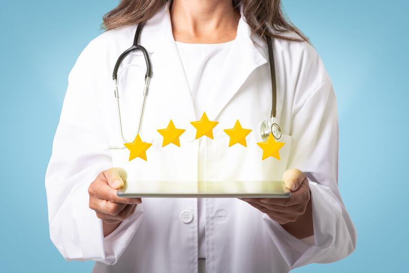 WebRestart Healthcare Reputation - case study
